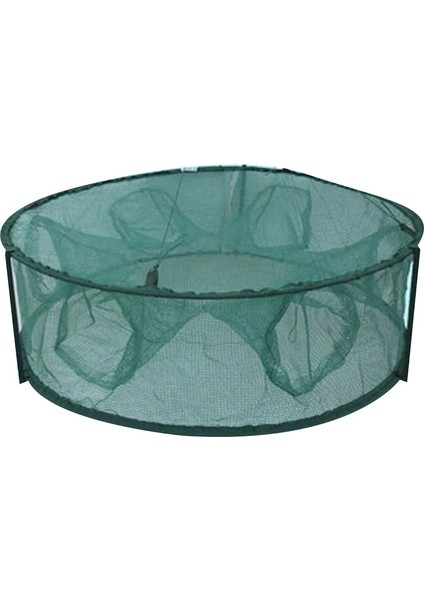 6 Delik Stili Otomatik Balık Ağı Tuzak Kafesi Yengeç Kerevit Istakoz AUG889 Için Yuvarlak Şekil Açma (Yurt Dışından) fırsatları