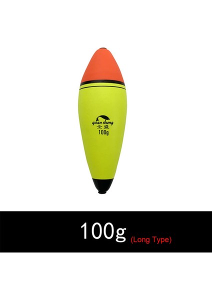 Uzun Tip -100G Stili Yüksek Li Yüzdürme Plastik Longoval Balıkçılık Şamandıra Bobber Eva Köpük Topu Boia (Yurt Dışından)