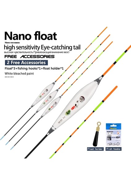 XZ08 Stili 3 Adetlot Kompozit Nano Balıkçılık Şamandıralar Flotador Pesca 10 Modelleri Mevcut Stoper Bobbers Balıkçılık Aksesuarları Araçları Takımları (Yurt Dışından) fiyatları