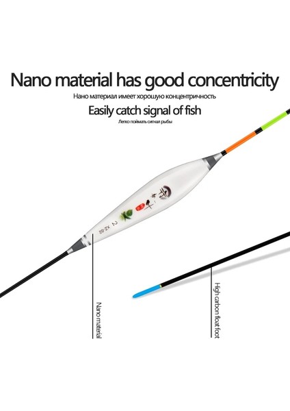 XZ08 Stili 3 Adetlot Kompozit Nano Balıkçılık Şamandıralar Flotador Pesca 10 Modelleri Mevcut Stoper Bobbers Balıkçılık Aksesuarları Araçları Takımları (Yurt Dışından) modelleri