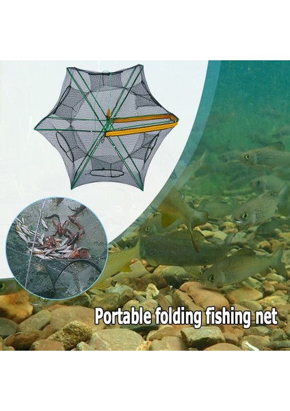 B Tarzı Otomatik Balık Ağı Naylon Katlanır Karides Kafesi Kerevit Yengeç Balık Tuzağı Catcher Katlanabilir Balıkçılık Ağı (Yurt Dışından) indirimleri