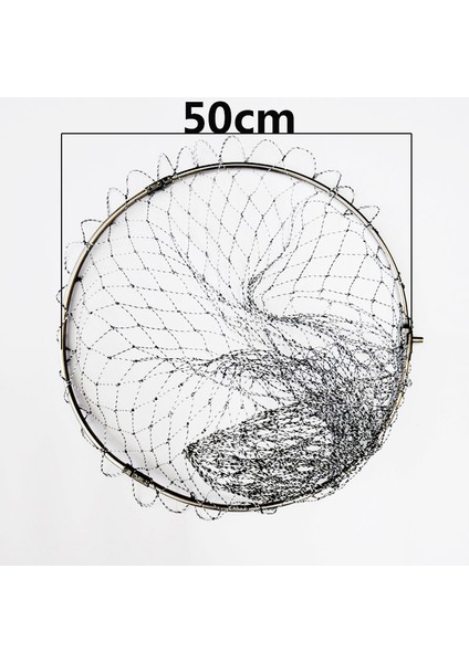 Örgülü 50CM Tarzı 40CM50CM 60CM Pe Naylon Balık Ağları Olta Takımı Katlanabilir Eşkenar Dörtgen Örgü Delik Derinliği Katlanır Dip Net Hepsi Balıkçılık Ürünleri Için (Yurt Dışından) fiyatları