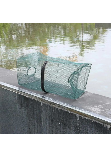 Bir Stil Stili Balık Ağı Tuzak Rastgele Renk Yengeç Balık Crawdad Karides Minnow Balıkçılık Yem Tuzak Dip Balıkçılık Aksesuarları Için Dip Net Kafes (Yurt Dışından)
