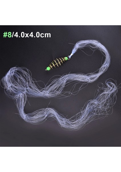 No.8 Stili Çok Boyutlu Balık Ağı Tuzak Örgü Aydınlık Ağ Balık Ağı Takımları Tasarım Bakır Yaylı Balıkçılık Tuzakları Için Döküm Ağları (Yurt Dışından)
