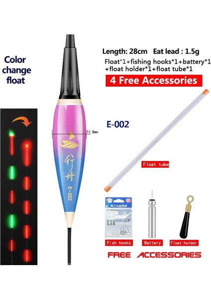 E-011 Stili 1 Adet Kompozit Nano Balıkçılık Şamandıraları Renk Değiştirilebilir Şamandıra Tatlı Su Bobber Duyarlı Kararlı Boya Olta Takımı Aksesuarları (Yurt Dışından) fiyatları