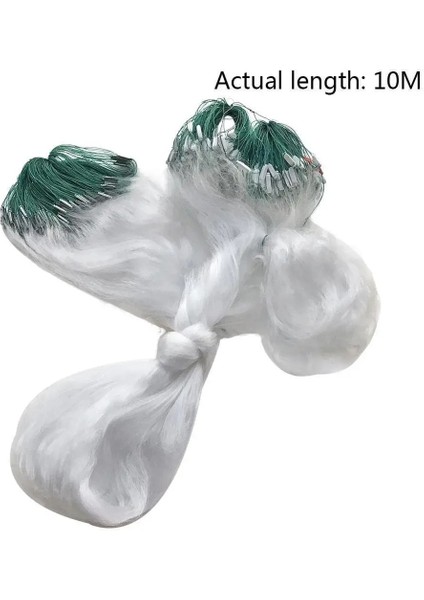 Balık Ağı B Tarzı Float Balık Tuzağı Monofilament Örgü Küçük Solungaç Naylon Balık Ağı Aksesuarı ile Beyaz Açık Yeşil Balık Ağı .5m x 12M (Yurt Dışından)