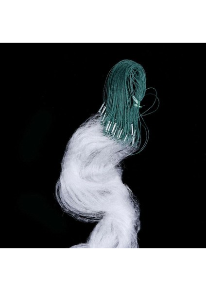 Balık Ağı B Tarzı Float Balık Tuzağı Monofilament Örgü Küçük Solungaç Naylon Balık Ağı Aksesuarı ile Beyaz Açık Yeşil Balık Ağı .5m x 12M (Yurt Dışından)