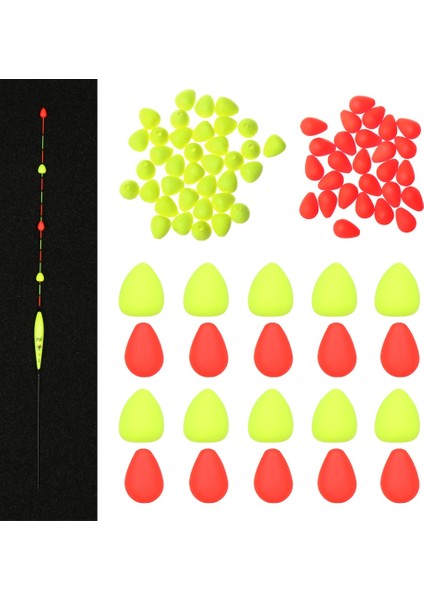 A-10PCS-KIRMIZI Tarzı Adet Kırmızısarı Şamandıra Kuyruk Göz Alıcı Fasulye Hassas Hareketli Şamandıra Balıkçılık Sinyali Gönderici Görsel Fasulye Dıy Takımı (Yurt Dışından) fırsatları