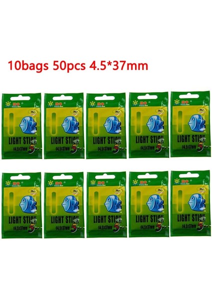 50 Adet 4.5X37MM Tarzı 10 Paket Çap: 6.0x ** 75 mm Gece Balıkçılık Şamandıra Glow Aydınlatma Çubuğu Değnek Yeşil Kimyasal Kızdırma Çubuğu Balıkçılık Şamandıra Için (Yurt Dışından)