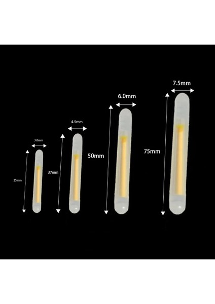 50 Adet 4.5X37MM Tarzı 10 Paket Çap: 6.0x ** 75 mm Gece Balıkçılık Şamandıra Glow Aydınlatma Çubuğu Değnek Yeşil Kimyasal Kızdırma Çubuğu Balıkçılık Şamandıra Için (Yurt Dışından) modelleri