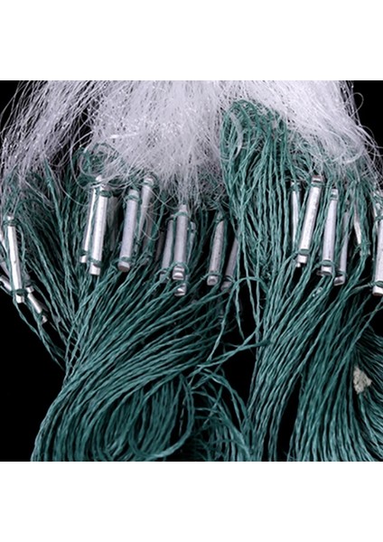 8m Tarzı 1 Adet Balık Ağı Tek Örgü Naylon Dayanıklı Şamandıra Tuzak Monofilament Solungaç Net Balıkçılık Aksesuarları El Döküm Için Dropshıp (Yurt Dışından)