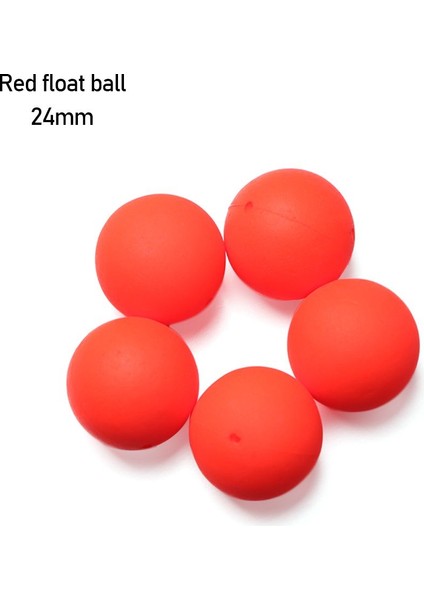 KIRMIZI-24MM Tarzı Köpük Şamandıralar Top Boncuk Fasulye Olta Şamandırası Seti Alt Donanım Arma Malzemesi Olta Takımı Aksesuarları Seçim Boyutu (Yurt Dışından)