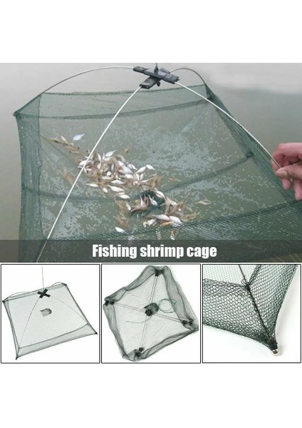 Katlanmış Balık Ağı Küçük Frimp Minnow Yengeç Yemler Dip Döküm Yakalama Balık Yengeç Ağı Mesh Net 60CM Kaldırma Yakalama Kaldırma Tr U6K4 (Yurt Dışından) fiyatları