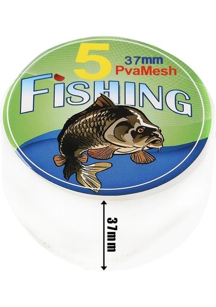 37MM 5m Stili 5m Pva Örgü Çapı mm Suda Çözünen Örgü Suda Çözünür Sazan Balıkçılık Besleyici Tuzak Yem Çanta Balıkçılık Aksesuarları (Yurt Dışından)