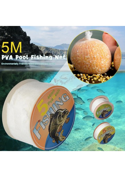 37MM 5m Stili 5m Pva Örgü Çapı mm Suda Çözünen Örgü Suda Çözünür Sazan Balıkçılık Besleyici Tuzak Yem Çanta Balıkçılık Aksesuarları (Yurt Dışından) fiyatları