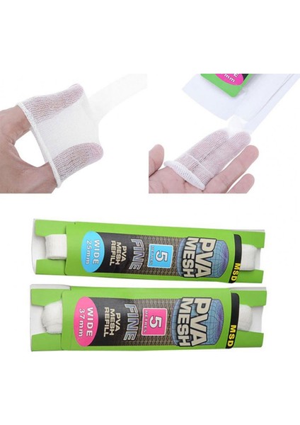 25MMX5M Stili Sıcak Satış 5m Pva Balıkçılık Mesh Dayanıklı Suda Çözünür Pratik Dar Balıkçılık Ağı Mesh Beyaz Dolum Çorabı Yem Çanta Koruyun (Yurt Dışından)