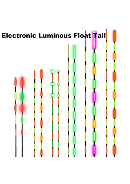 No.19 Tarzı 1 Adet Aydınlık Elektronik Şamandıra Kuyruk Balıkçılık Aksesuarları Gündüz ve Gece LED Akıllı Şamandıra Üst Ultra Hassas Balık Tutma Şamandırası 15 Stil (Yurt Dışından) fiyatları