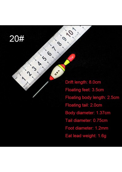 No.20 Tarzı 1 Adet Nefis Dayanıklı Kalın Kuyruk Balıkçılık Şamandıraları Taşınabilir Balsa Ahşap Şamandıralar Çok Boyutlu Uzun Kuyruk Şamandıra Açık Balıkçılık Aksesuarı (Yurt Dışından) fiyatları