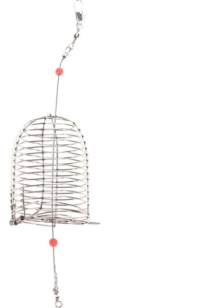 2 Adet Boyut L Tarzı Paslanmaz Çelik Balıkçılık Yem Kafesi Cazibesi Kafes Yem Balıkçılık Tuzağı Sepet Besleyici Tutucu Olta Takımı (Yurt Dışından) fırsatları