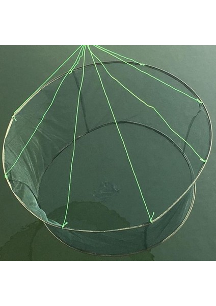 100CM Tarzı Taşınabilir Katlanır Damla Net El Fırlatma Ağı Karides Yengeç Karides Nehirler ve Göller Balık Ağı (Yurt Dışından)