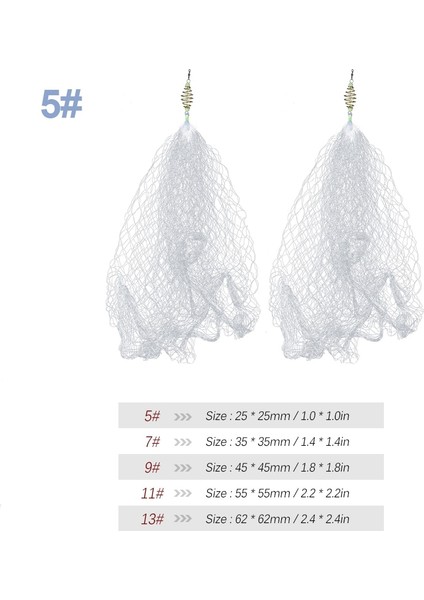 No.5 Tarzı 2 Adet Balık Ağı Sazan Olta Takımı Pesca Bakır Yaylı Balık Balık Ağı Işıklı Boncuklar ile Gece Için Ağ Ağı (Yurt Dışından) fiyatları
