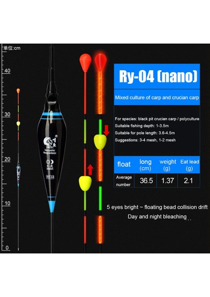No.7 Tarzı Balıkçılık Şamandıraları Yüzen Top Kayan Şamandıra Kompozit Nano Bobber Yakını Göremeyen Balık Tutmayı Sevenler Için Özel Mücadele (Yurt Dışından) modelleri