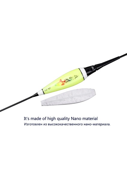 Ych 2 Parça Tarzı Elektrikli Balıkçılık Şamandıra + Hediye Balıkçılık Aksesuarları Kompozit Nano Şamandıra Sığ Su Aydınlık Bobber Nehir Göl Balıkçılık Aracı Mücadele (Yurt Dışından) indirimleri