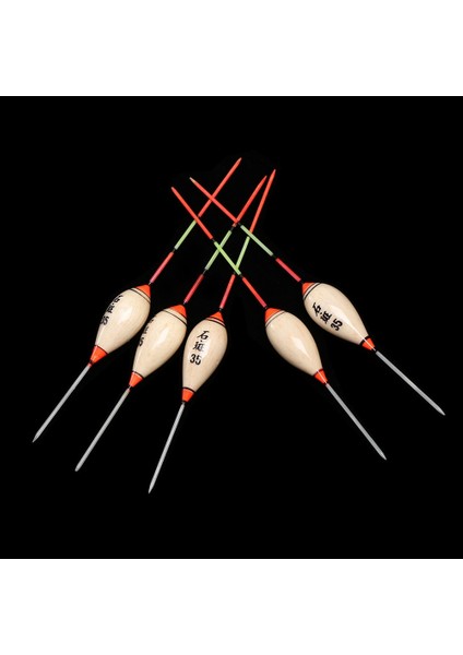 20 Numara Stili 5 Adet Çok Boyutlu Balsa Ahşap Balıkçılık Şamandıraları Sazan Yüksek Li Taşınabilir Balıkçılık Uzun Kuyruk Yüzen Modeller Aksesuarlar 3#4#5#6#7#8#9 (Yurt Dışından)