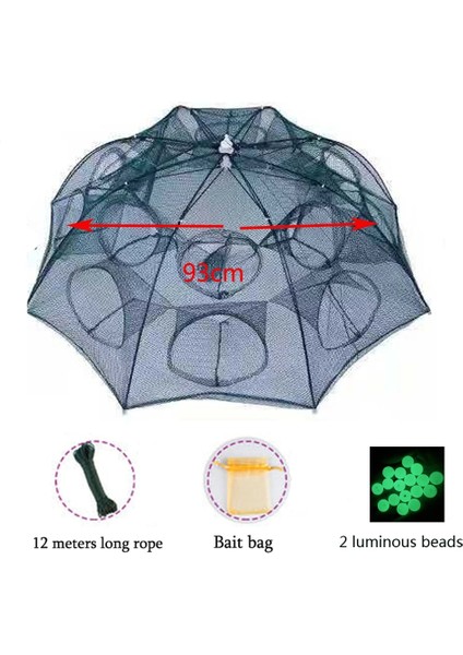 10 Adet Tarzı Balık Ağı Katlanmış Taşınabilir Altıgen Balık Ağı Döküm Ağları Crayfrimp Catcher Tank Tuzak Kafesleri Mesh Tra (Yurt Dışından)