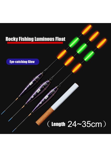 KD05 Stili Jiuyu Balıkçılık Şamandıra LED Elektrikli Şamandıra Işık Olta Takımı CR425 Pil ile Aydınlık Elektronik Şamandıra Gece Glow (Yurt Dışından) fırsatları