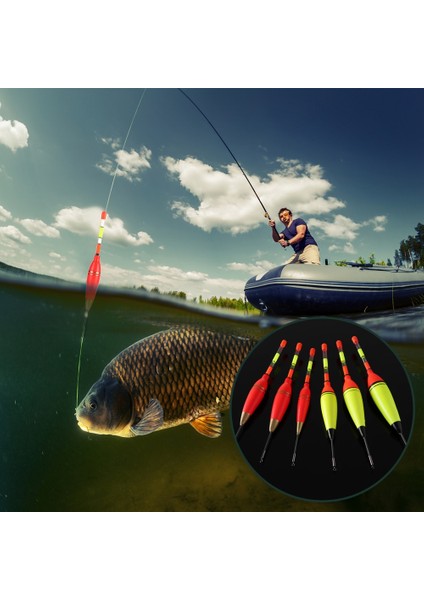 30G Tarzı Balıkçılık Şamandıraları Set Şamandıra Bobber Balıkçılık Işık Çubuğu Şamandıralar Balıkçılık Aksesuarları Için Dalgalanan Şamandıra Şamandıra 6gggggg (Yurt Dışından)