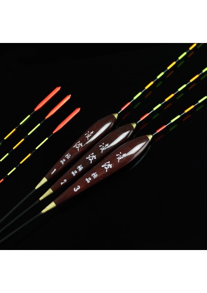 No.3 Tarzı Balıkçılık Şamandırası Ahşap Floresan Yüksek Hassasiyetli Bobber Aydınlık Şamandıra Işaretli Kalın Balık Tutma Gecesi Şamandıra Şamandıra Takımları (Yurt Dışından) fiyatları