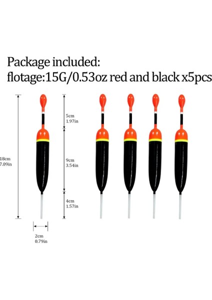 5 Adet 15G Siyah Stil 5pcslot 15G 5g Balıkçılık Kayma Şamandıra Bobber Kuleleri Balsa Ahşap Balıkçılık Şamandıra Bobber Balıkçılık Aksesuarları (Yurt Dışından)