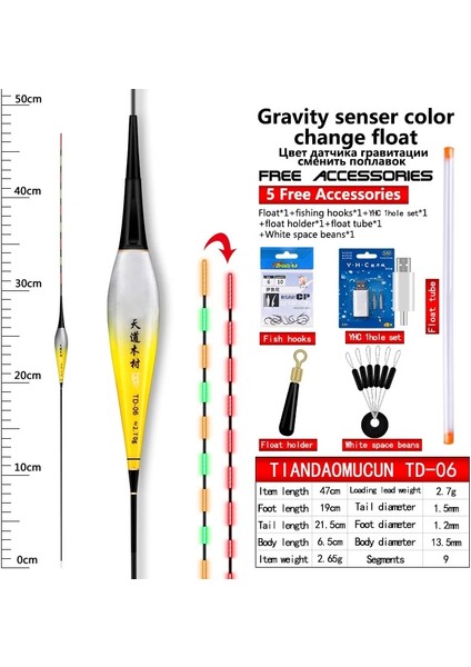 02 05 ve 5'i 1 Arada Hediye Stili Renk Değiştirilebilir Şamandıra+1space Bean+1set Şarj Edilebilir Piller+Şamandıra Tutucu Otomatik Bite Alarm LED Işık Aydınlık Akıllı Şamandıra (Yurt Dışından) fiyatları