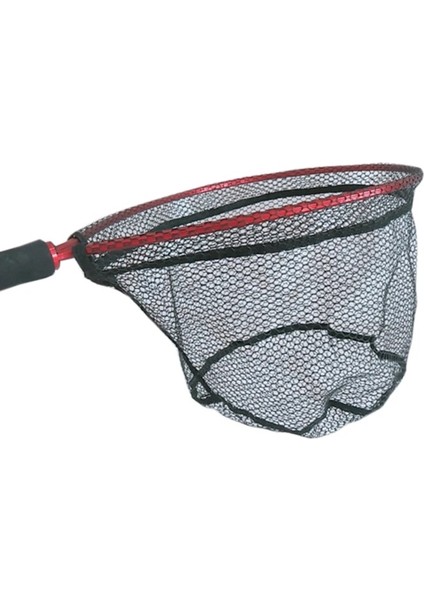 Kırmızı Stil Alüminyum Alaşımlı Kutup Kaymaz Balık Ağı Balıkları Yakalamak Iniş Balık Ağı Taşınabilir Uygun Balık Ağı Kırmızı De Pesca (Yurt Dışından)