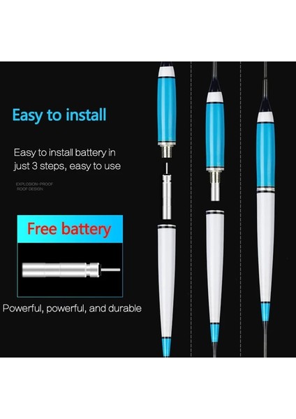 Bir Stil Balıkçılık Şamandıra LED Elektrikli Şamandıra Işık Gece Balıkçılık Aksesuarları Olta Takımı Işıklı Şamandıra Balıkçılık Aracı Pil ile (Yurt Dışından) fiyatları