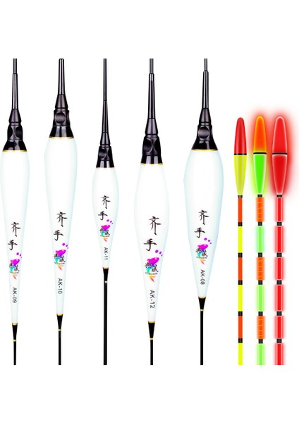 Ak-08 Stili 2021 Yeni Balık Isırığı Aydınlık Elektronik Bite Şamandıra LED Işıklı Sazan Balık Sopa Bobber Olta Takımı Balıkçılık Şamandıra Aksesuarları (Yurt Dışından) indirimleri