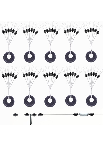 L 180 Adet 30 Grup Stili 10~30 Gruplar Float Space Bean S M L Siyah Yüksek Li Kauçuk Space Beans Oval Stoper Balıkçılık Bobber Yayın Balığı Sazan Balıkçılık Şamandıra (Yurt Dışından) modelleri