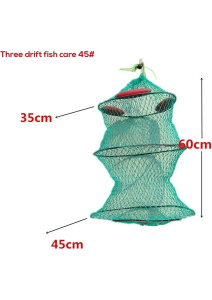 45CM Tarzı Otomatik Yüzen Balık Ağı Kafes Katlanır Yengeç Crawdad Karides Minnow Yem Tuzağı Döküm Balık Ağı Taşınabilir Katlanabilir Balıkçılık Ağı (Yurt Dışından)