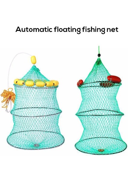 45CM Tarzı Otomatik Yüzen Balık Ağı Kafes Katlanır Yengeç Crawdad Karides Minnow Yem Tuzağı Döküm Balık Ağı Taşınabilir Katlanabilir Balıkçılık Ağı (Yurt Dışından) fiyatları