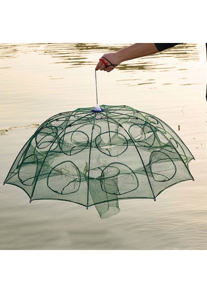 2 Delik Stili Güçlendirilmiş Otomatik Balık Ağı Karides Kafesi Naylon Katlanabilir Balık Tuzağı Döküm Ağları Döküm Katlanır Balıkçılık Ağı Outdoo (Yurt Dışından) indirimleri