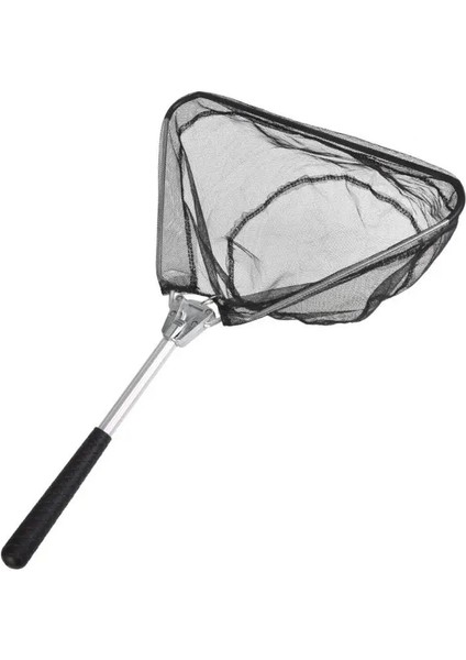 Yeni 50CM Geri Çekilebilir Balık Ağı Teleskop Katlanabilir Iniş Ağı Alüminyum Alaşımlı Kutup Katlanır Iniş Ağı Fly Fishing Için (Yurt Dışından)