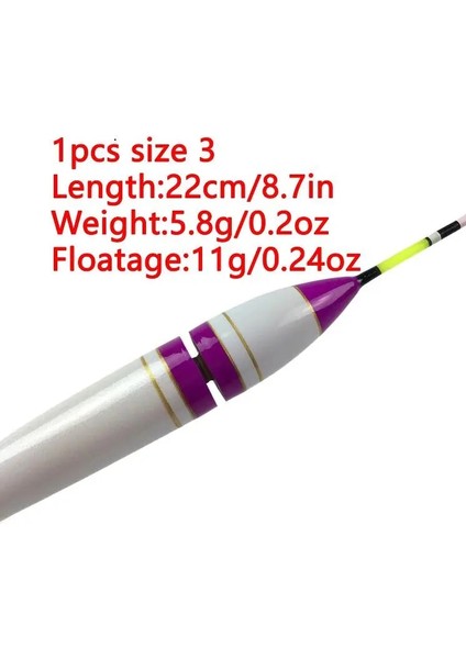 1 Adet Boyut 3 Tarzı 1 Adet #1-#3 LED Balıkçılık Şamandıralar Balsa Ahşap Aydınlatma Elektronik Balıkçılık Şamandıra Kaya Tuzlu Su Deniz Aydınlık Balıkçılık Bobber (Yurt Dışından)