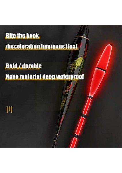 No.9 Tarzı Balıkçılık Şamandıra Bite Alarmı Balık Otomatik Gece Şamandırası Bobber Takımı Aksesuarları LED Değişen Balıkçılık Elektronik Aydınlık B2X6 (Yurt Dışından) fırsatları