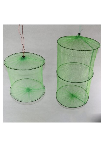 2 Katman Stili 2 Katmanlar Taşınabilir Balık Ağı Frimp Mesh Kafes Cast Net Balıkçılık Tuzak Ağı Katlanabilir Balık Ağı Takımları48 x 30CM (Yurt Dışından) fiyatları