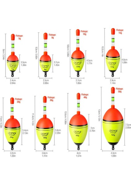 30M-8G Tarzı Donql Balıkçılık Aydınlık Şamandıra Eva Yüksek Li Balıkçılık Şamandıra Bobber Deniz Balıkçılık Aksesuarları Araçları Için 5 Gece Lambası Çubukları ile (Yurt Dışından) fırsatları
