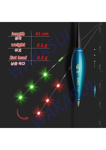B51-1SET Stili 2021 Yeni Nano Akıllı LED Balıkçılık Şamandıra Son Derece Hassas Hatırlatmak Şamandıra Yerçekimi Sensörü Parlayan Elektrikli Gece Balıkçılık Şamandıra Accessori (Yurt Dışından)