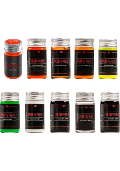 Siyah Stil 1 Şişe Floresan Boya Dıy Şamandıralar Kuyruk Boyama Görünür Balıkçılık Şamandıra Boya Şamandıra Kuyruk Tamir Aracı Mücadele (Yurt Dışından) fiyatları