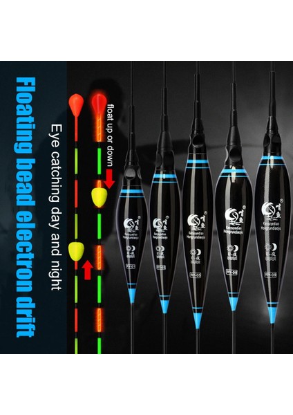 No.4 Tarzı Akıllı Balıkçılık Şamandıra Bite Alarm Balık Yemi LED Işık Renk Değişimi Otomatik Gece Electroanging Şamandıra (Yurt Dışından) fiyatları