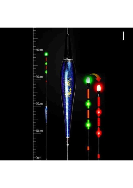 Ben Stil 1 Adet LED Akıllı Balıkçılık Şamandıra Dikey Şamandıra Deniz Balıkçılığı Yüzer Mikrogravite Indüksiyon Elektronik Sürüklenme Bite Kanca Renk Değişikliği (Yurt Dışından)